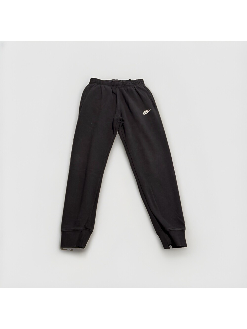 Nike Men’s Cuffed Sweatpants Standard Fit Taper Leg Regular Length Black Med
